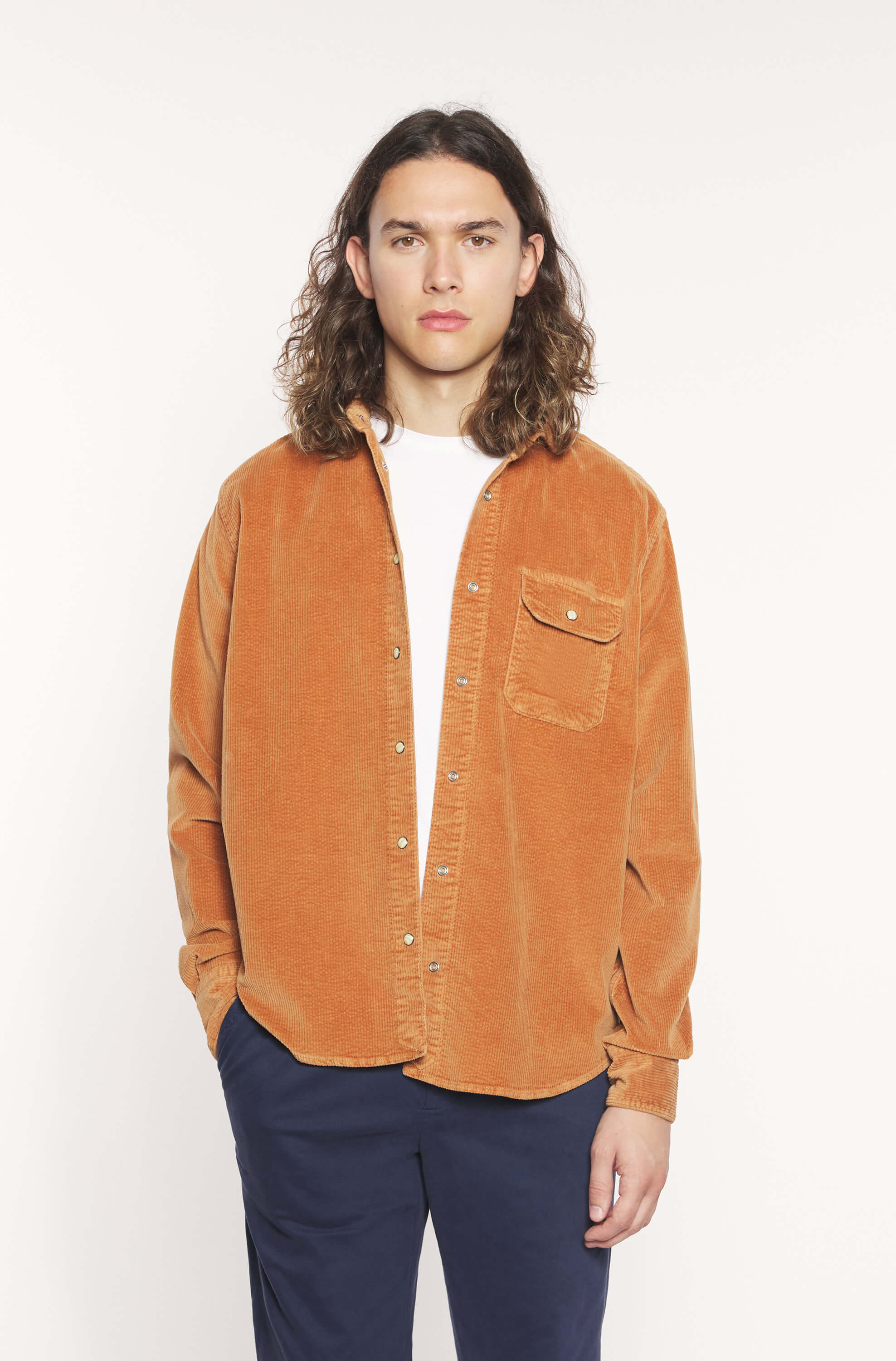 AD 89 - Surchemise en Velours Caramel