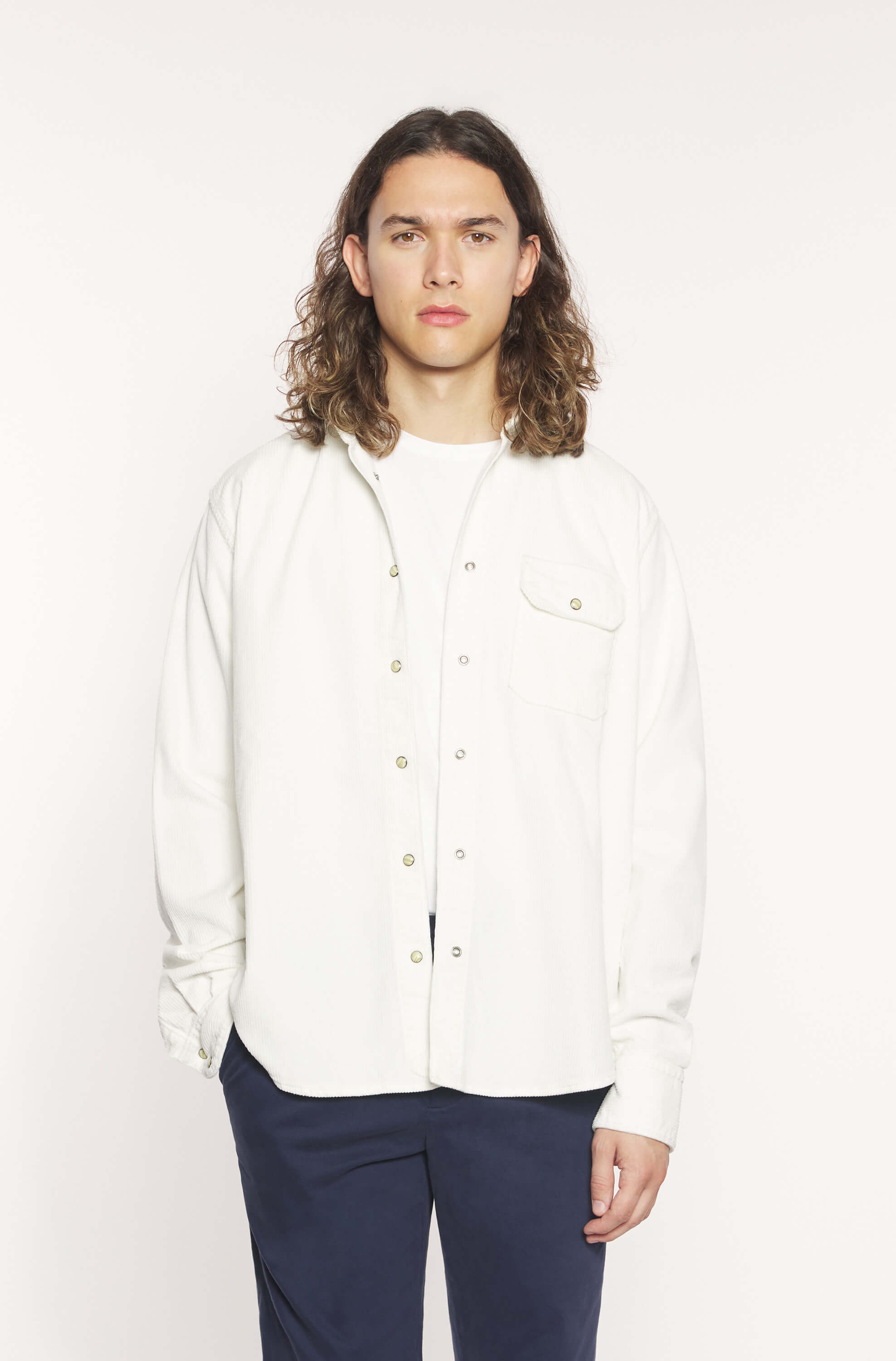 AD 89 - Off-white Corduroy Overshirt