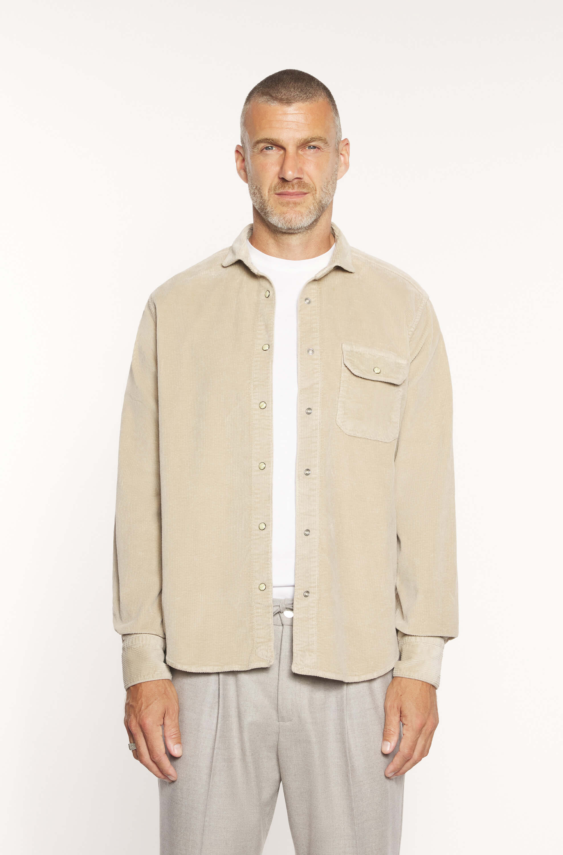 AD 89 - Beige Corduroy Overshirt