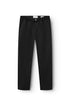 Pantalon en drap de laine noir pour homme